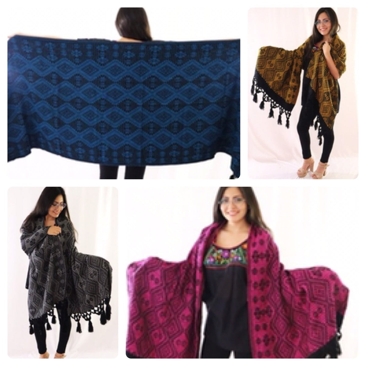 Package of 25 Blanket Mexican Rebozos Ships from Mexico to USA