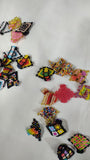 Package of 50 Handmade Mexican Bead Rings