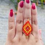 Package of 50 Handmade Mexican Bead Rings