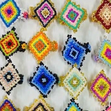 Package of 50 Handmade Mexican Bead Rings