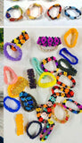 Package of 50 Handmade Mexican Bead Rings