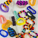 Package of 50 Handmade Mexican Bead Rings