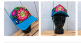 Package of 25 Mexican Floral Embroidered Hats