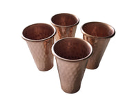 Package of 50 Hammered Copper Tequila Shot Glasses