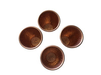 Package of 50 Hammered Copper Tequila Shot Glasses