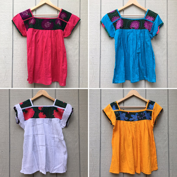Package of 10 Handmade Mexican Blouses