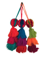 Package of 12 Handmade Mexican Pom Poms